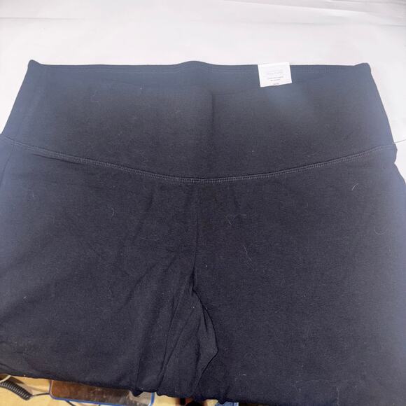 Livi Active Signature Stretch Yoga Capri Black NEW Cotton Spandex Wide Waistband - Picture 3 of 7